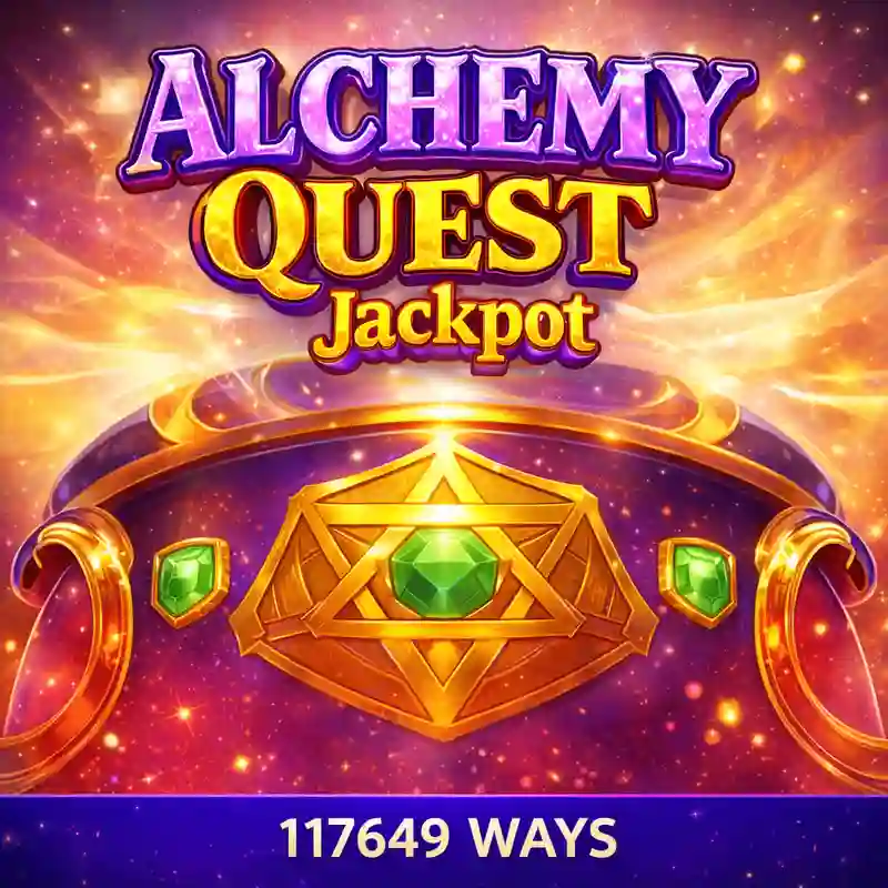 Alchemy Quest Jackpot slot game interface