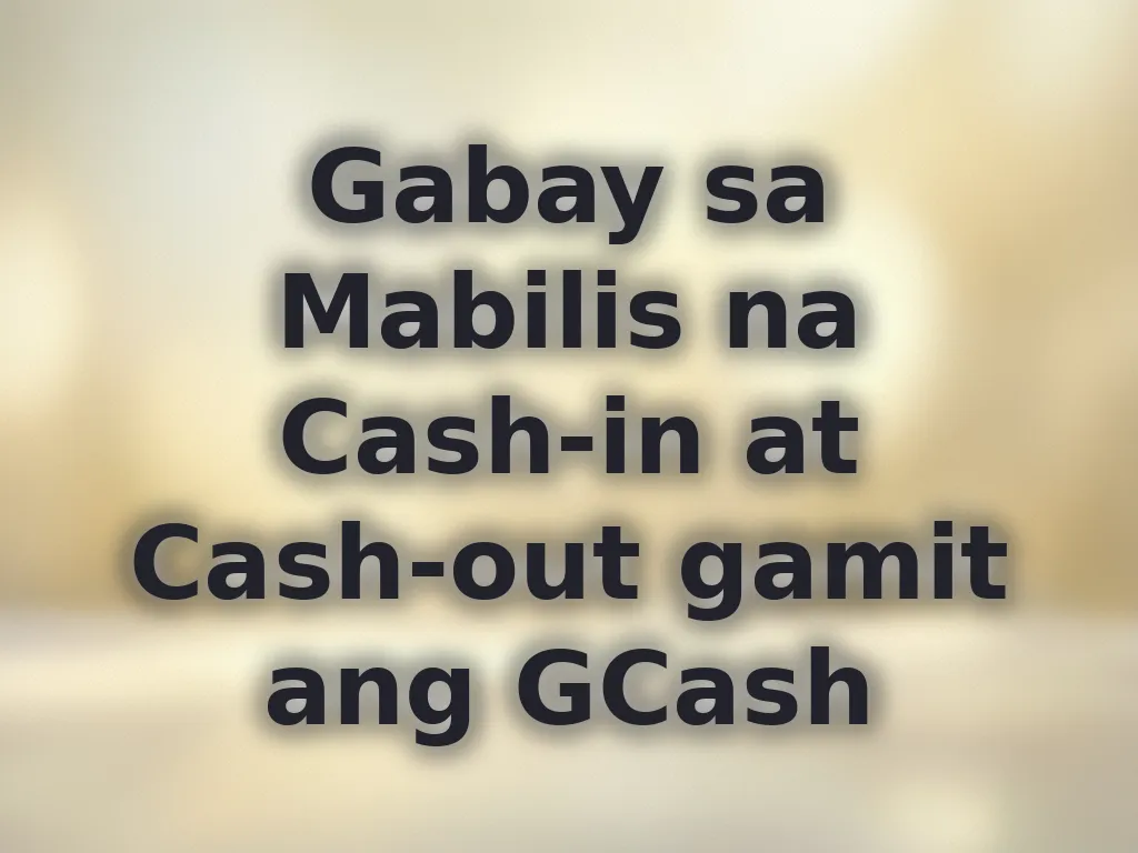 GCash tips
