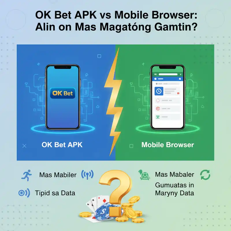OK Bet APK vs Mobile Browser Comparison